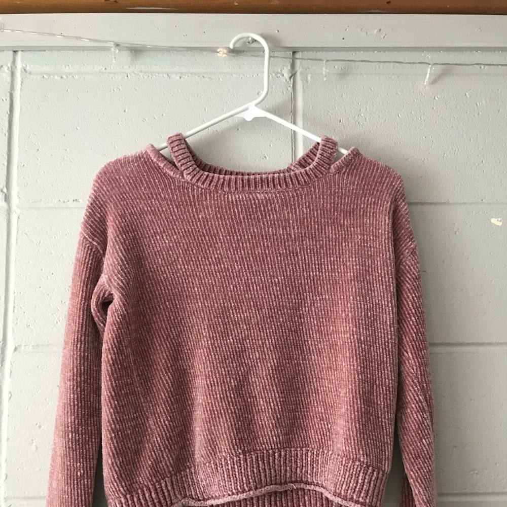forever 21 velvet sweater size xs